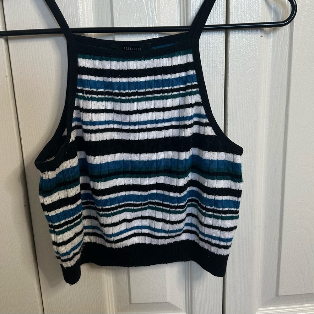 Knitted forever 21 crop top